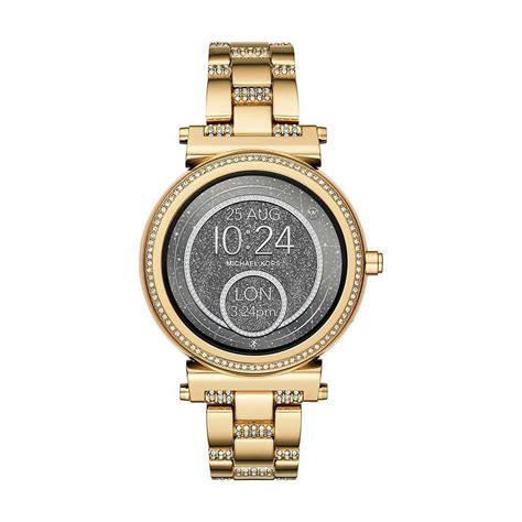 michael kors access women's sofie touchscreen smartwatch 42mm bands|Michael Kors Access Women's Sofie Stainless Steel .